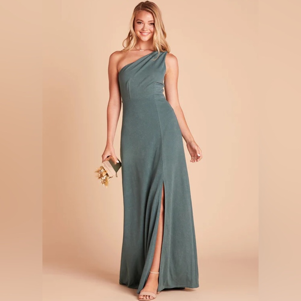 Lulu’s One Shoulder Dress - Sea Glass